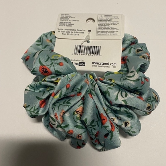 Scunci 1pc Scrunchie U Got This 12499 Floral Multicolor - Picture 5 of 9